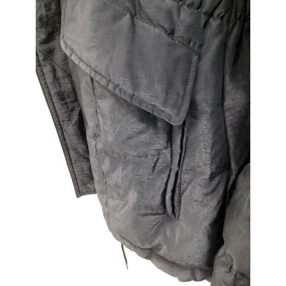 We The Free Free People Coat Women’s SZ S Beautiful Floral Lining Pockets Black - Picture 6 of 8